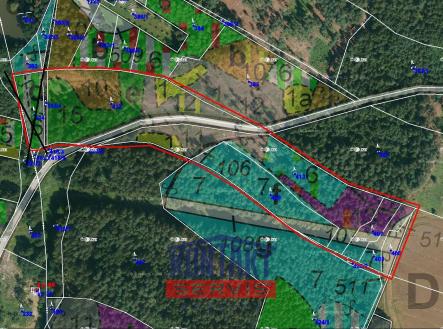 Prodej pozemku, les, 43 683 m²