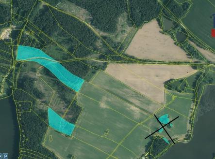 Prodej pozemku, les, 43 683 m²