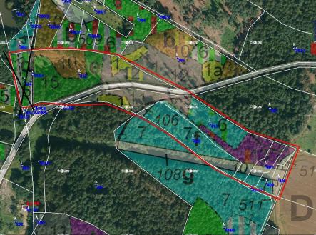 Prodej pozemku, les, 43 683 m²