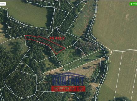 Prodej pozemku, les, 2 562 m²