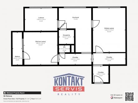 Prodej bytu, 3+1, 65 m²