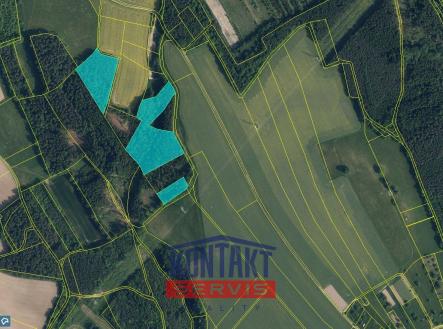 Prodej pozemku, les, 30 767 m²