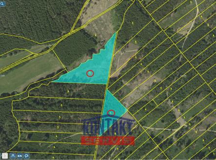 Prodej pozemku, les, 70 821 m²