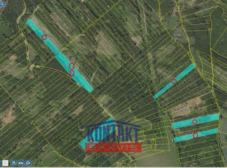 Prodej pozemku, les, 70 821 m²