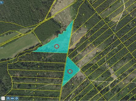 Prodej pozemku, les, 70 821 m²