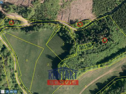 Prodej pozemku, les, 13 657 m²