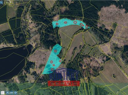 Prodej pozemku, les, 47 225 m²