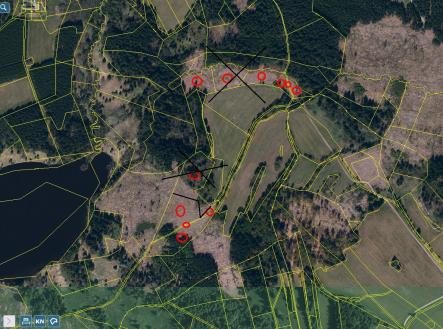 Prodej pozemku, les, 20 620 m²