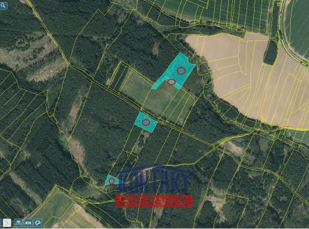 Prodej pozemku, les, 23 812 m²