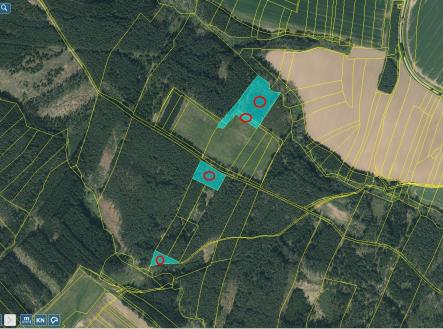 Prodej pozemku, les, 23 812 m²