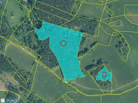 Prodej pozemku, les, 32 955 m²