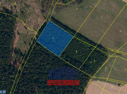 Prodej pozemku, les, 4 352 m²