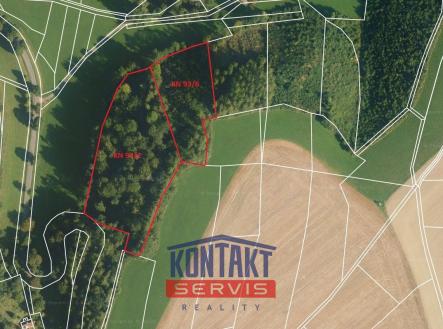 Prodej pozemku, les, 15 596 m²