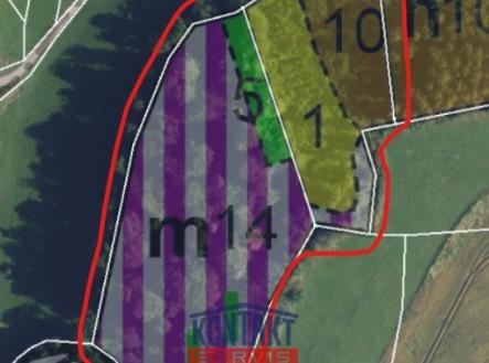 Prodej pozemku, les, 15 596 m²