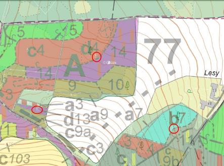 Prodej pozemku, les, 23 269 m²