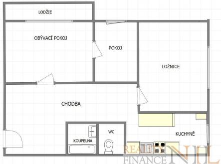 Pronájem bytu, 3+1, 63 m²