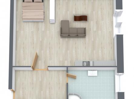 Pronájem bytu, 1+kk, 37 m²