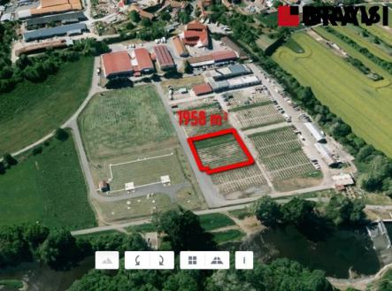 Pronájem - pozemek pro komerční výstavbu, 500 m²