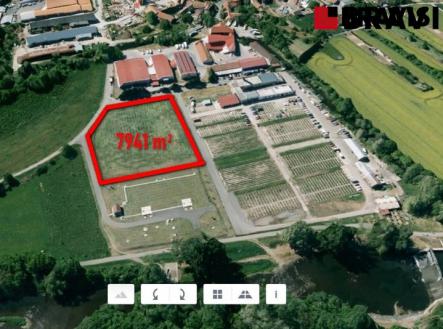 Pronájem - pozemek pro komerční výstavbu, 500 m²