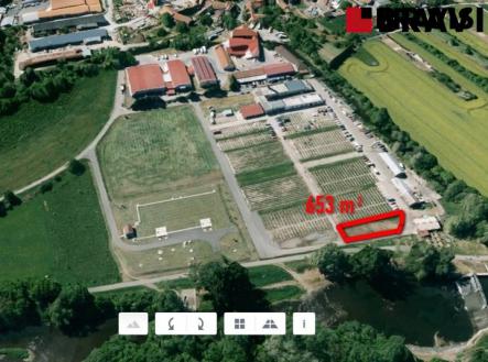 Pronájem - pozemek pro komerční výstavbu, 500 m²