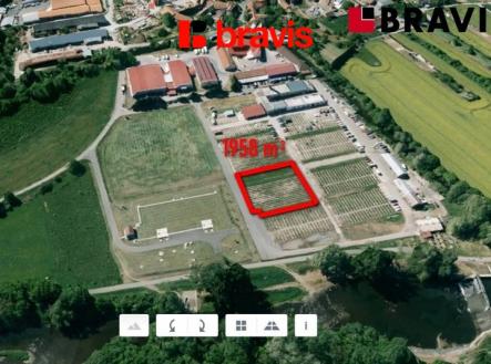 Pronájem - pozemek pro komerční výstavbu, 500 m²