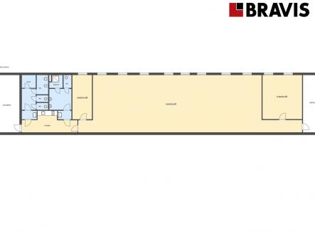 Pronájem - kanceláře, 257 m²