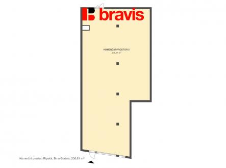 Pronájem obchodní prostor, 237 m²