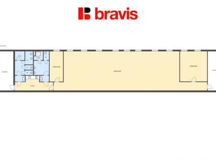 Pronájem kanceláře, 257 m²