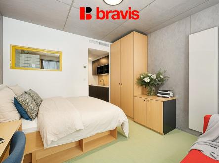 Pronájem bytu, 1+kk, 22 m²