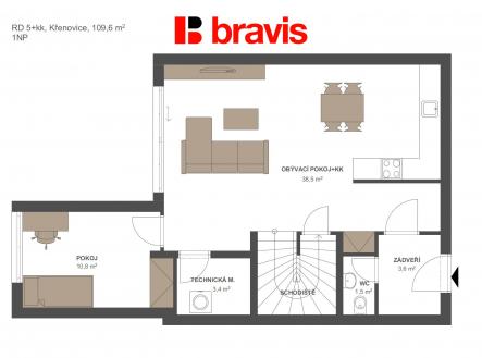 Prodej domu/vily, 110 m²