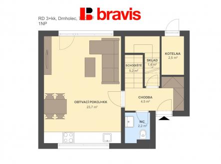 Prodej domu/vily, 80 m²