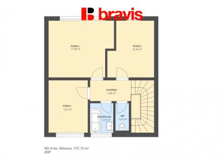 Prodej domu/vily, 107 m²