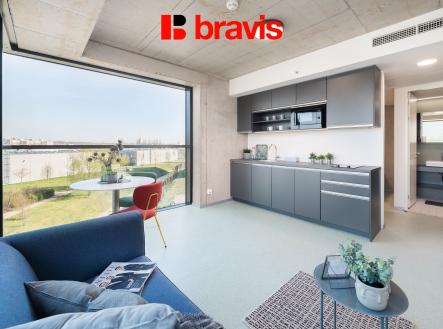 Pronájem bytu, 1+kk, 24 m²
