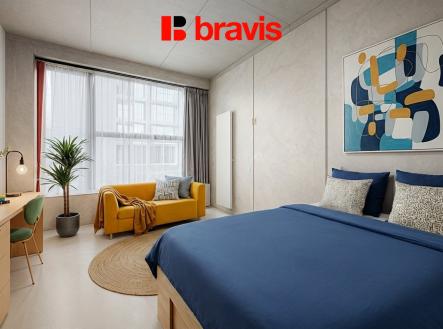 Pronájem bytu, 1+kk, 24 m²