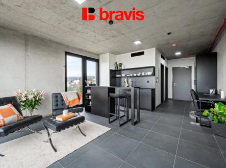 Pronájem bytu, 2+kk, 43 m²