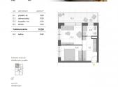 Prodej bytu, 2+kk, 49 m²