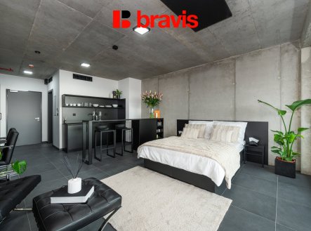 Pronájem bytu, 1+kk, 34 m²