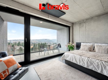 Pronájem 1+kk, Královopolská, Brno: All-in vybavení, wifi, garáž, gym