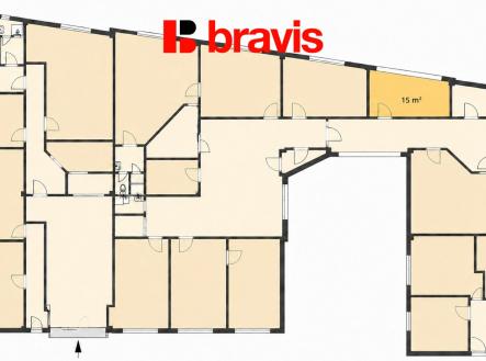 Pronájem kanceláře, 15 m²