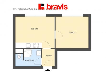 Pronájem bytu, 1+1, 35 m²