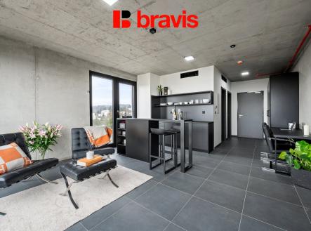 Pronájem bytu, 2+kk, 43 m²