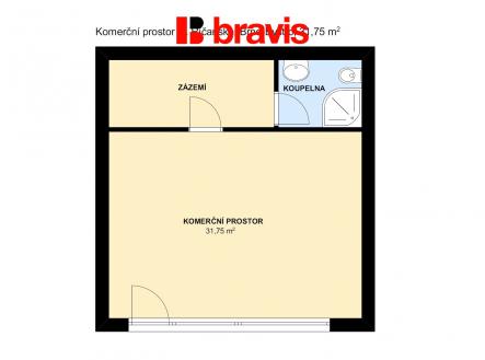 Pronájem kanceláře, 38 m²