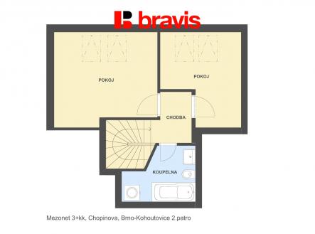 Prodej bytu, 3+kk, 75 m²