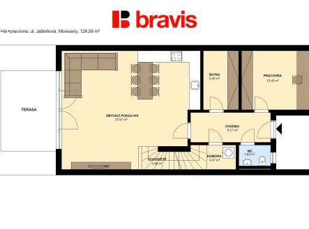 Pronájem domu/vily, 239 m²