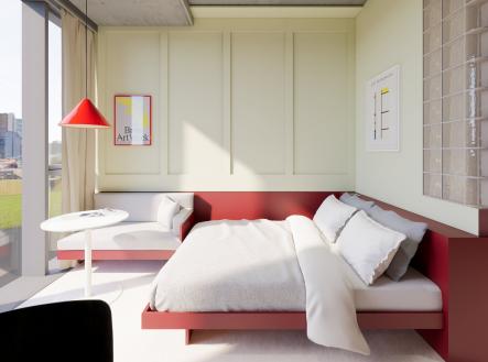 Pronájem bytu, 1+kk, 24 m²