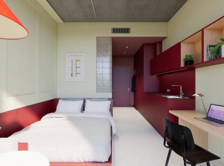 Pronájem bytu, 1+kk, 24 m²
