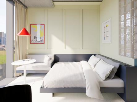 Pronájem bytu, 1+kk, 24 m²