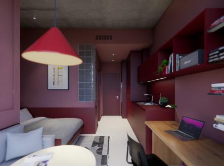 Pronájem bytu, 1+kk, 35 m²