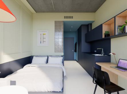 Pronájem bytu, 1+kk, 22 m²
