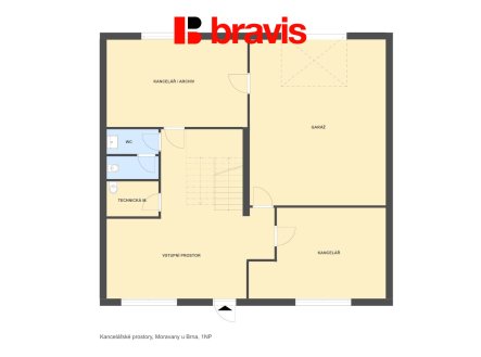 Pronájem kanceláře, 280 m²